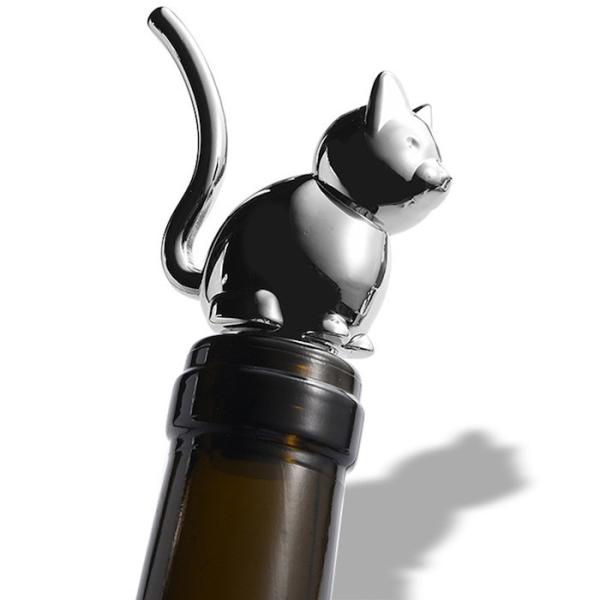 Eco-Friendly Zinc Alloy Metal Die Casting Wine Bottle Stopper with SGS CE and ROHS Certification
