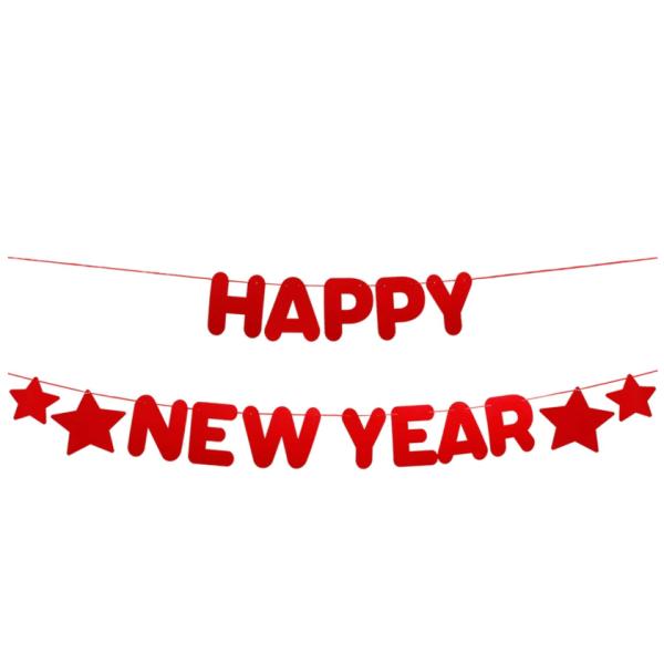 Black Gold 2 Layer 10ft Custom Felt Banner For Party Decorations