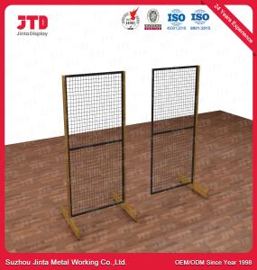 SGS Gondola Display Shelving 1500mm Black Wire Shelf With Hooks