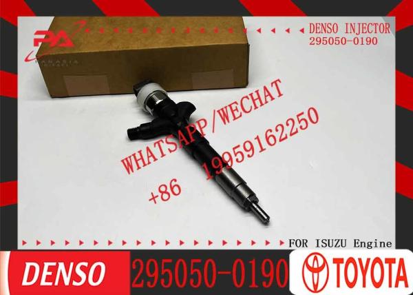 inyector de tren común 23670-09340 23670-0L100 23670-30410 inyector 295050-0190/ 0530 /0470 /0210 para Toyota 1KD-FTV D-4D