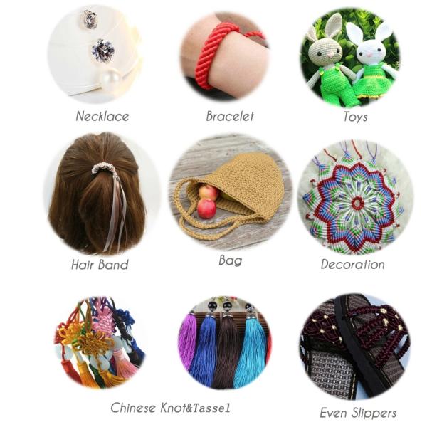 50 г шелковой нитки для ювелирных изделий 1 мм нейлоновый материал плетеный браслет аксессуары