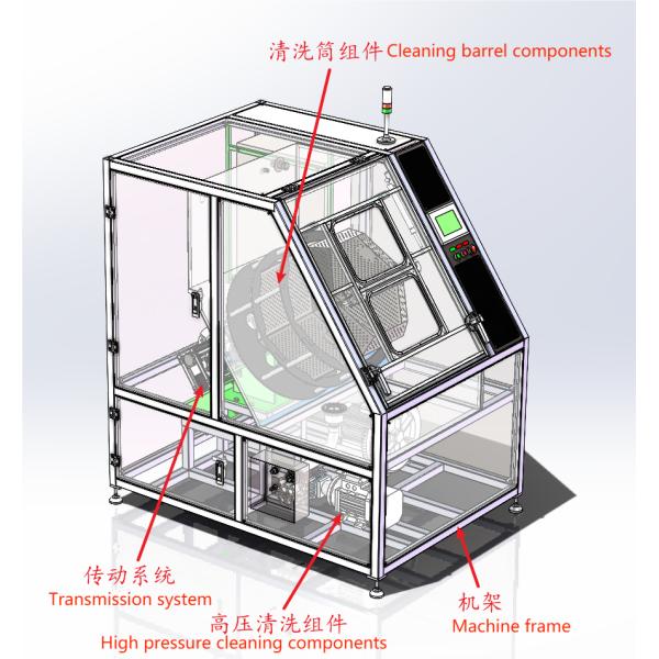 High Pressure Industrial Dry Cleaning Machine for Versatile Parts Cleaning and Drying