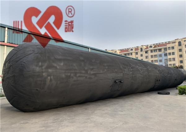 Marine Salvage Airbags preta, flutuabilidade alta da bolsa a ar de borracha pneumática