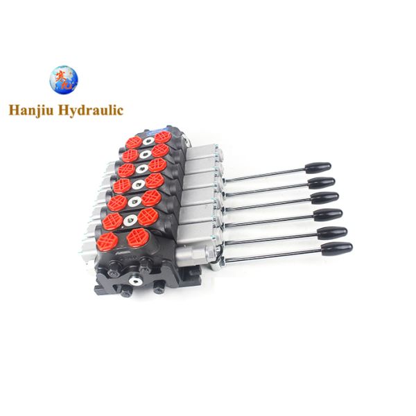 DCV Directional Control Valve Hydraulic 15.8GPM High pressure valve with handle at 180°