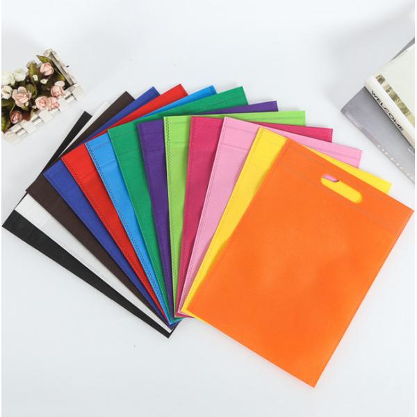 Wholesale Different Size Available Rainbow Colors 65gsm Enviroment Friendly Resuable Non Woven Gift Bag