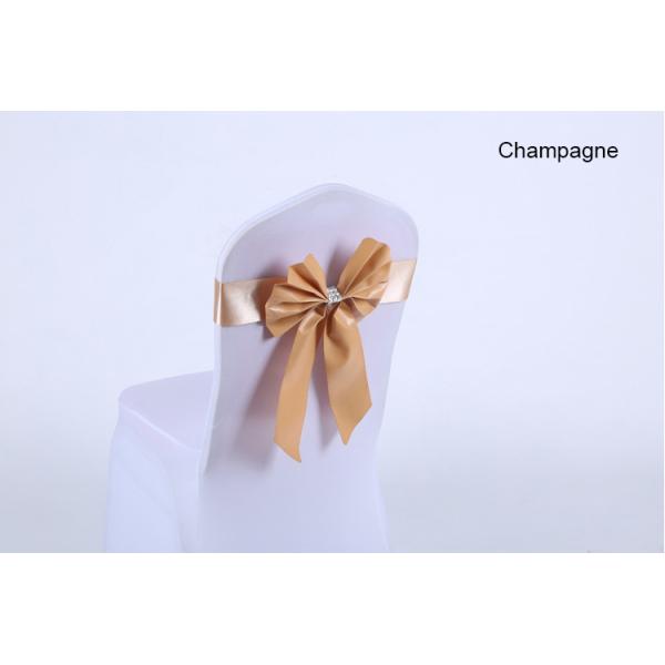 Wedding Banquet Chair Bands With Buckle Sashes Bows