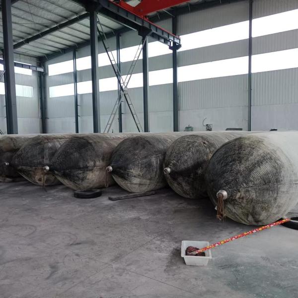 Marine Rubber Airbag with Integrated Inflation Hose Connection for Quick Air Supply in 0.8-3 M Diameter and 4-25 M Length