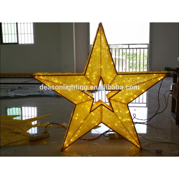 Customize commercial 3ft 4ft 5ft 6ft 8ft shopping mall large hanging LED christams star
