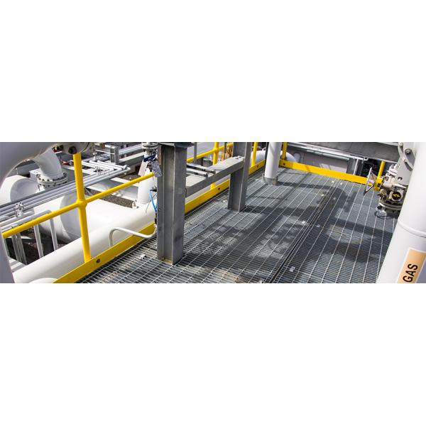 Catwalk Grid Steel Walkway Grating Hot Dip Galvanized Grating Plate