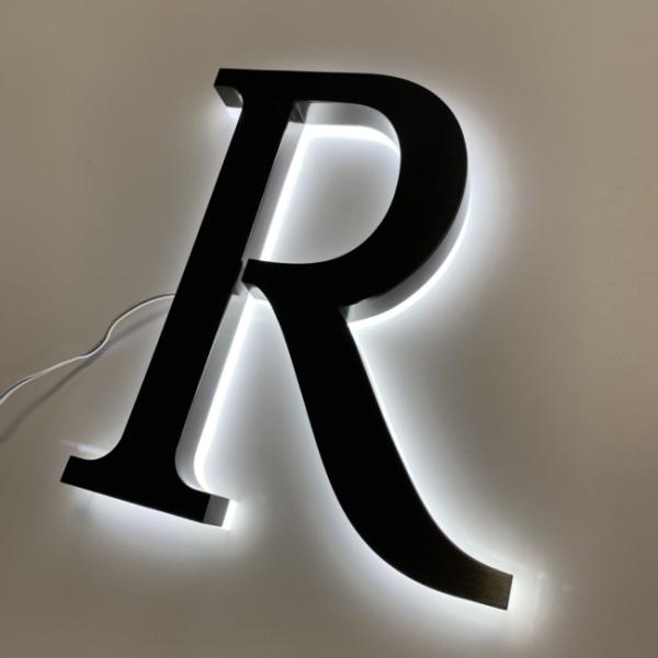 Outdoor Alphabet Led Letter Lights Signboard Halo Lit Sign Letters