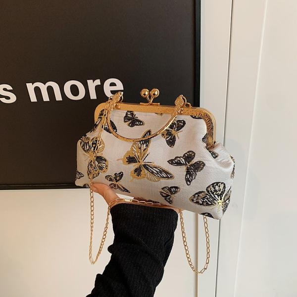 NEW CHINESE STYLE CHEONGSAM DINNER BAG FOR WOMEN 2024 SPRING/SUMMER NEW HANDBAG SENIOR CHAIN CROSSBODY BAG