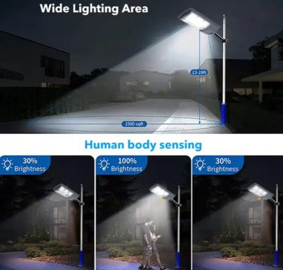 Garden Road Ip65 Iluminação solar de rua ABS 100w 200w 300w 400w