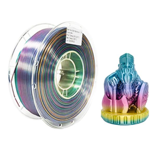 PINRUI Rainbow PLA Silky PLA 1.75mm 1kg Multi-color PLA Color Gradient Filament for 3d Printing