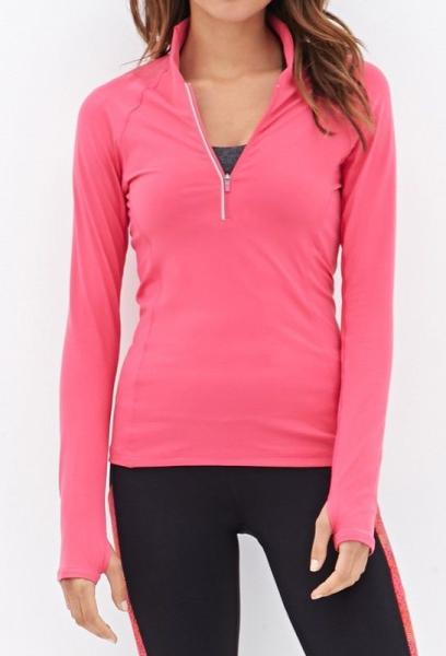 Sports Ladies Running Plain Lightweight Pink SGS Miqi Women Yoga Jacket