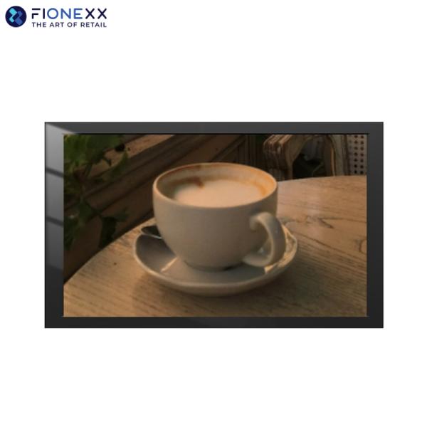 Black Android Outdoor Fanless Wall Mounted Lcd Display 86 Inch