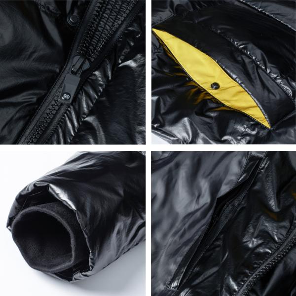 Материал Нефтяной репеллент Нижний пальто Черный ветроустойчивый пиджак Размер 46-54