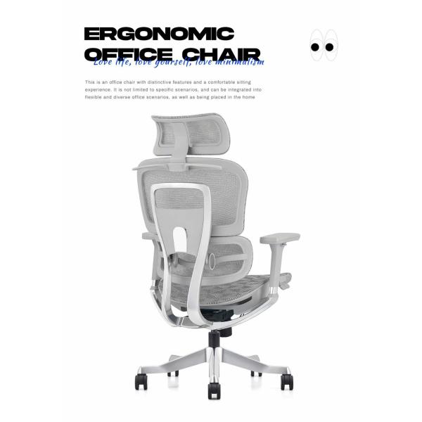 65065011801280mm High Back Office Chair with Plastic Frame Ergonomic Comfortable Adjustable Executive Seating Solution
