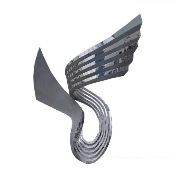 Contemporary Garden Large Outdoor Sculpture Stainless Steel For Decoration