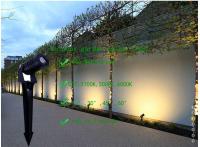 as luzes exteriores do jardim do diodo emissor de luz 5w, o branco morno 12v 110v 220v Ip65 enegrecem a luz conduzida do ponto do jardim