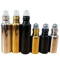 Fabricantes de Frascos Roll On Eletroplaqueados UV Vidro 5Ml 10Ml Frascos Roll On Vazios e Recarregáveis