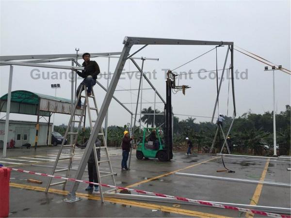 Modular Type A Frame Tent With Waterproof Fireproof Structur 25*100 Meter