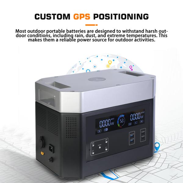 Central elétrica de energias solares portátil pura da bateria 2000W da onda de seno da fábrica do OEM