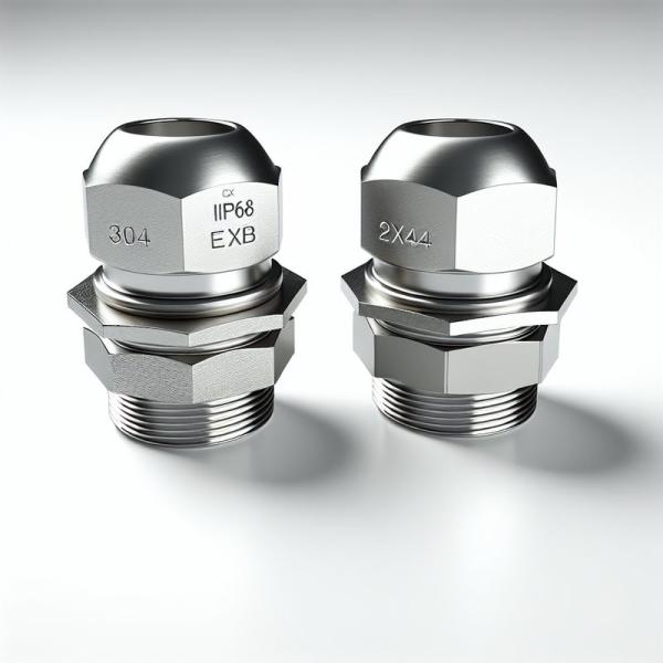 Single Wire Armor Flameproof Cable Gland with 6-12mm Clamping Range