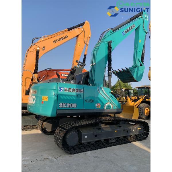 Good Performance Original Kobelco SK200 SK200-8 Sk200-10 Used Excavators 20ton Digger Crawler Type For Mining