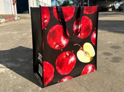 Large Capacity Fabric Shopping Bags Folding Eco-Friendly Tuff Stength Tote Bags Reusable DIY Shoulder Bag Grocery Handbag Beige White