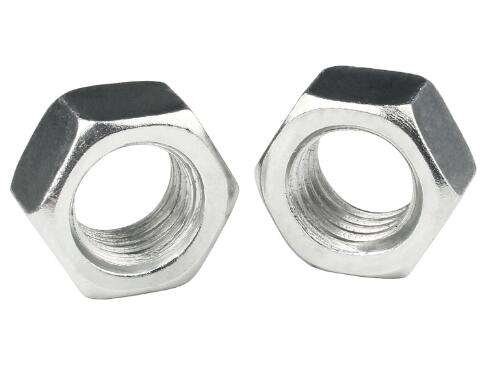 M3 - M100 Carbon Steel High Hex Nuts Zinc Plate Surface 4.8 Grade DIN934