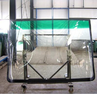 Golden Dragon Bus Window Glass , Custom Strong Tempered Bus Windscreen Glass