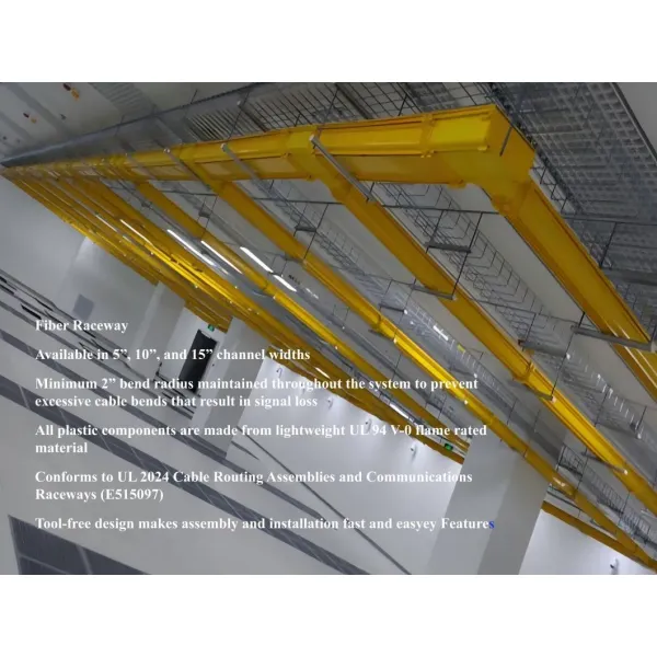 PVC Fiber Raceway Fiber Guide Fiber Management