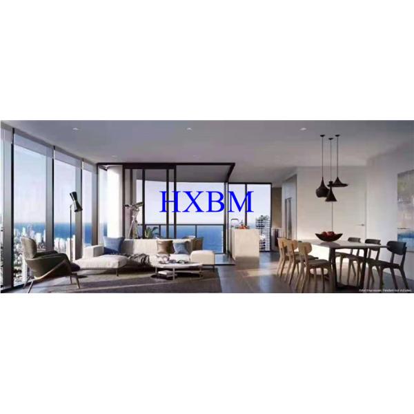 Двойник электрофореза раздвижных дверей стекла ISO9001 12A алюминиевый застеклил