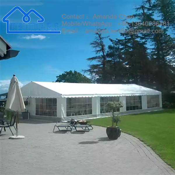 Modern White Customized Marquee Canopy Trade Show Tent Outdoor Wedding Party Tent Event Marquee Tent