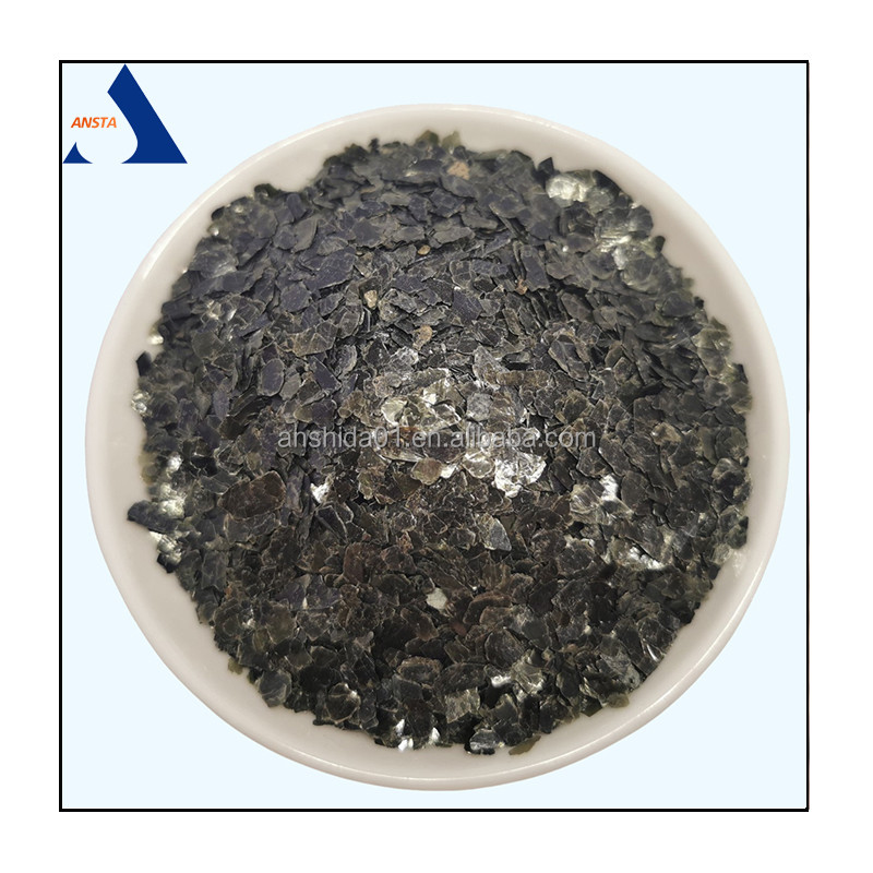 China Factory Supply Black Mica Flakes 1-3mm, 2-4mm, 3-6mm
