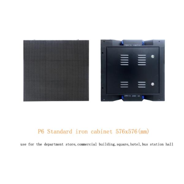 DC 5V P6 6500 Nits LED Advertising Screens HD Led Video Wall 6M x 4M