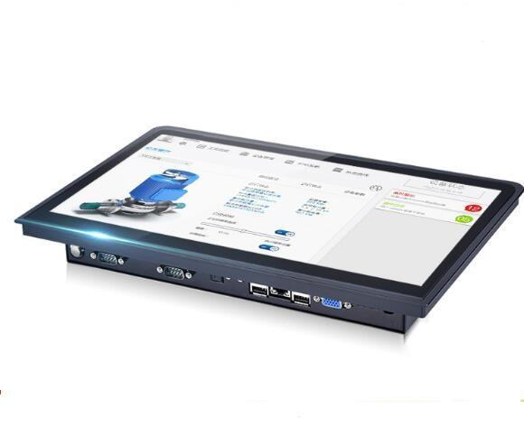 1600x900 Capacitive screen dual core Industrial Panel Pc mini slim computer