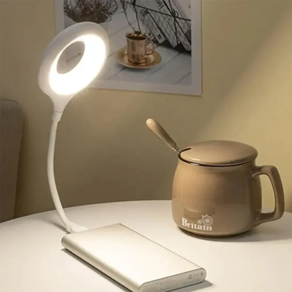 Offline voice control,Three color temperature adjustment,USB portable smart desk lamp (desk/bedside/reading/camping)