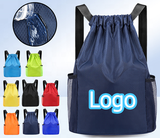 Customized Color Waterproof Drawstring Backpack for Outdoor Adventures and Sports