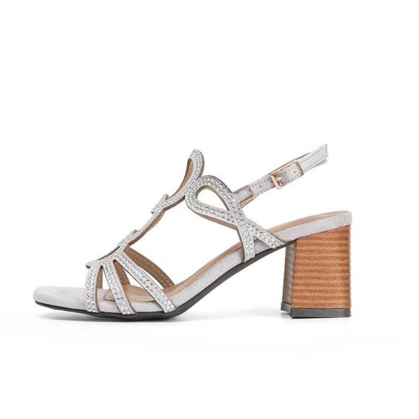 Sandals Women One Line Sloping Heel Sandals Water Brick Fashionable Sandals