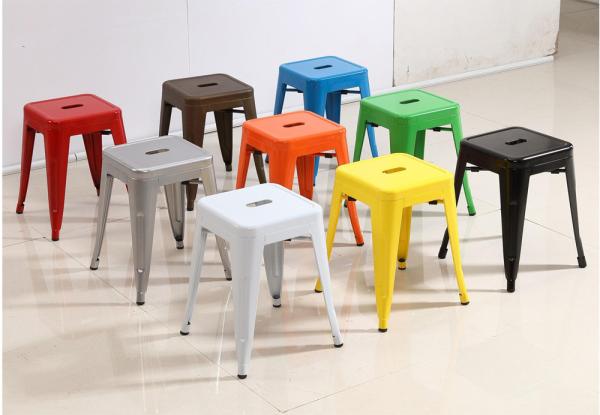 YLX-1112 Aluminium/Steel Loft Simple Style Square Chair for Restaurant