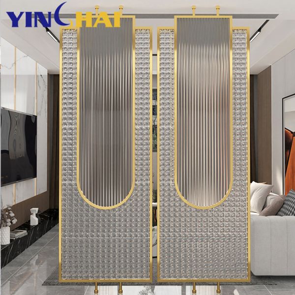 Customize Stainless Steel Wall Partition UV Proof For Living Room And Bedroom