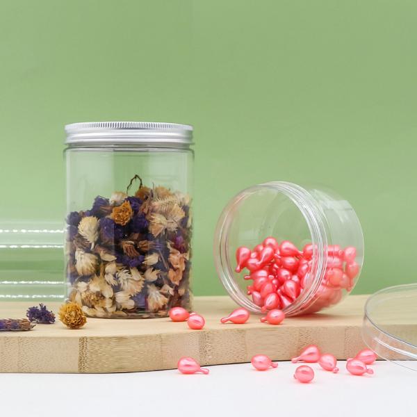 ODM Plastic Cream Jars Gummies Plastic Skincare Jar For Kitchen Powder