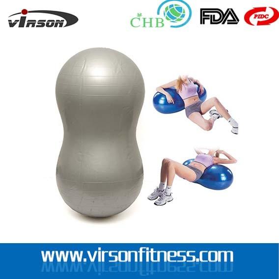 Anti-Burst Peanut Shape Fitness Exercise Multicolor massage ball
