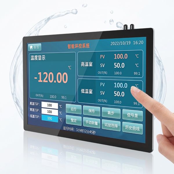 Industrial Touch Screen LCD Monitor 8GB Panel PC with Capacitive Touch Screen 16