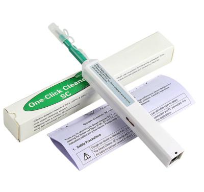 One Click Cleaner Fiber Optic Cable Tools Fiber Cleaning Pen PVC Material