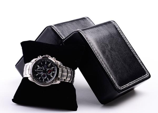 Personalized Premium Leatherette Watch Box For Single Watch / Men Watch Box