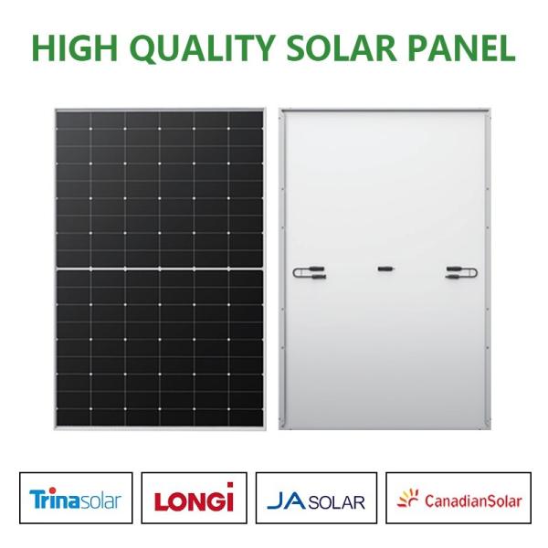 10kw 12kw 15kw On Grid Home Solar Power System with and Monocrystalline Silicon Panels