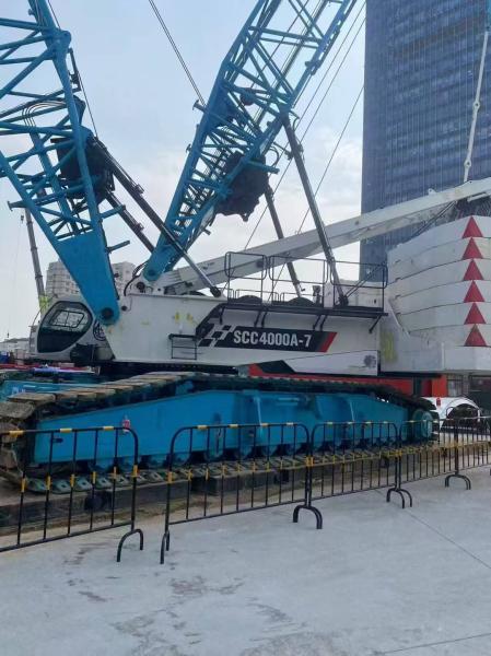 2023 Sany Used Crawler Crane SCC4000A with 78 Meters Main Boom and 130 Tons Super Lift Counterweight