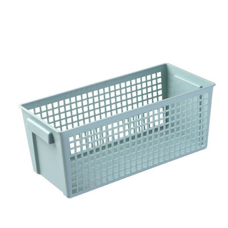 Custom Plastic Rectangle Storage Basket for Kitchen Living Room Bath Toy Organizer Clothing Snack Storage